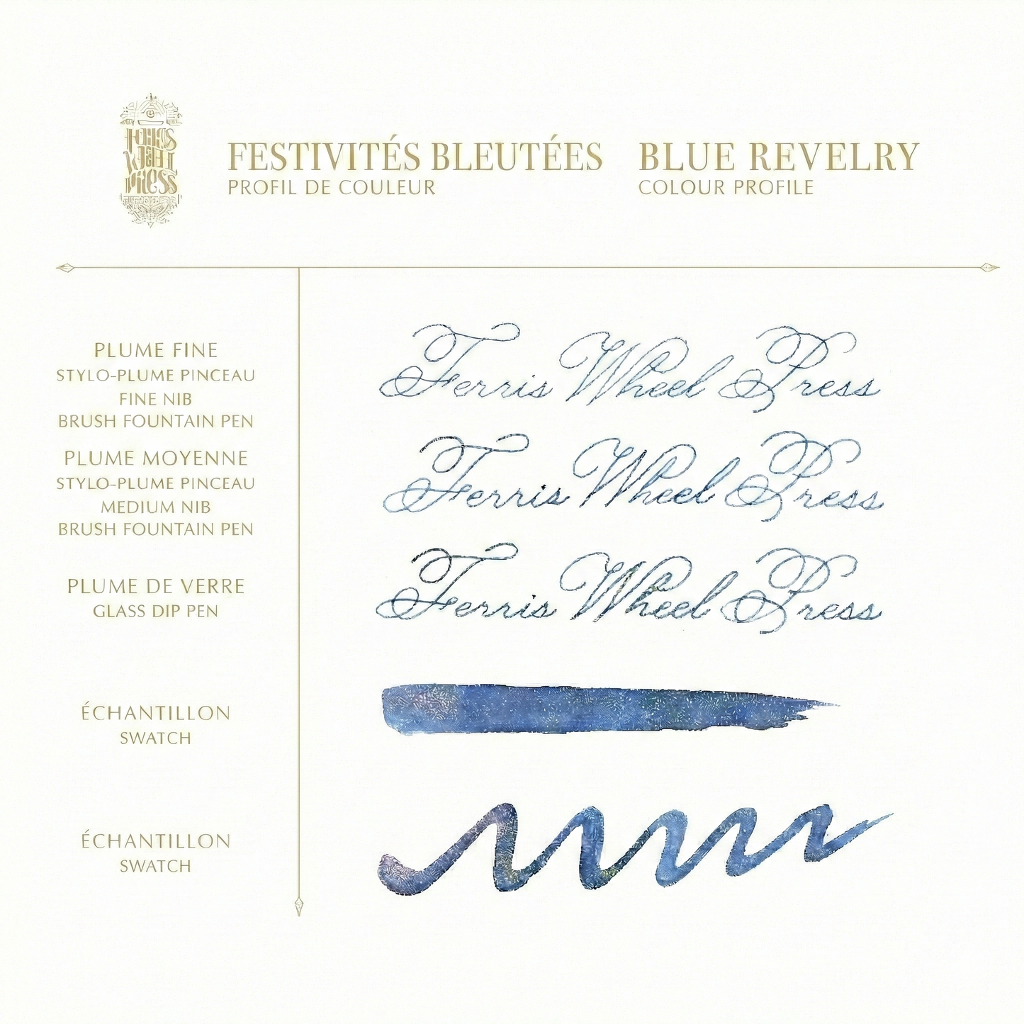 Ferris Wheel Press - Blue Revelry (38ml) | 15th Anniversary Limited Edition