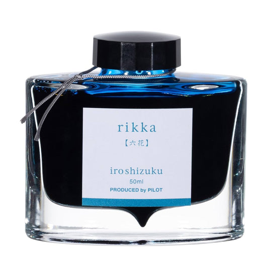 Pilot Iroshizuku - Rikka (Cristal de neige) 50 ml | Encre bleu sarcelle givré