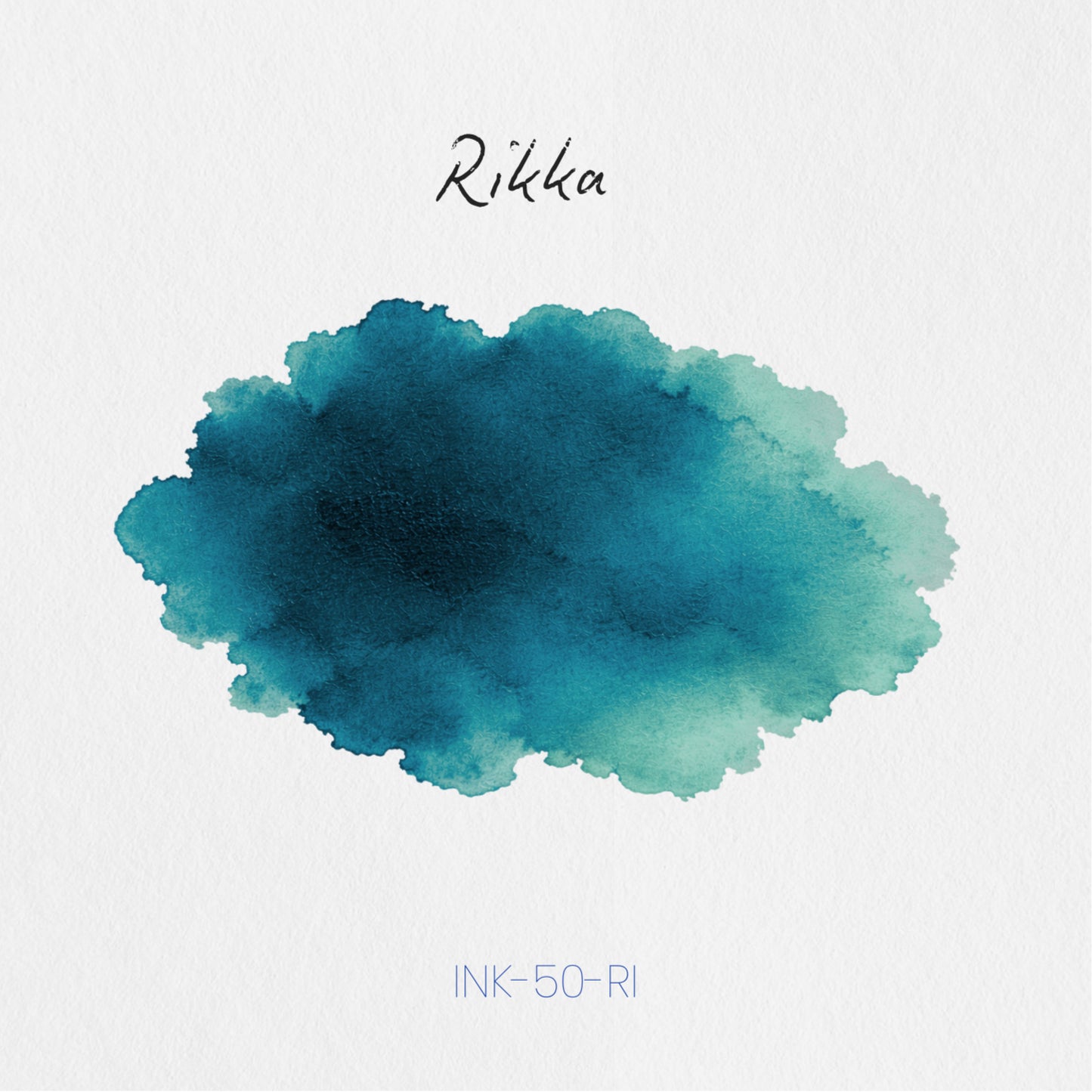Pilot Iroshizuku Rikka (六花) — Icy Cool Blue, Medium Shading Fountain Pen Ink (50ml)