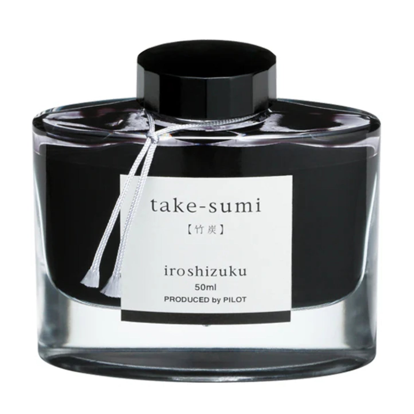 Pilot Iroshizuku Take-sumi (竹炭) — Deep Neutral Black, Red Sheen Fountain Pen Ink (50ml)