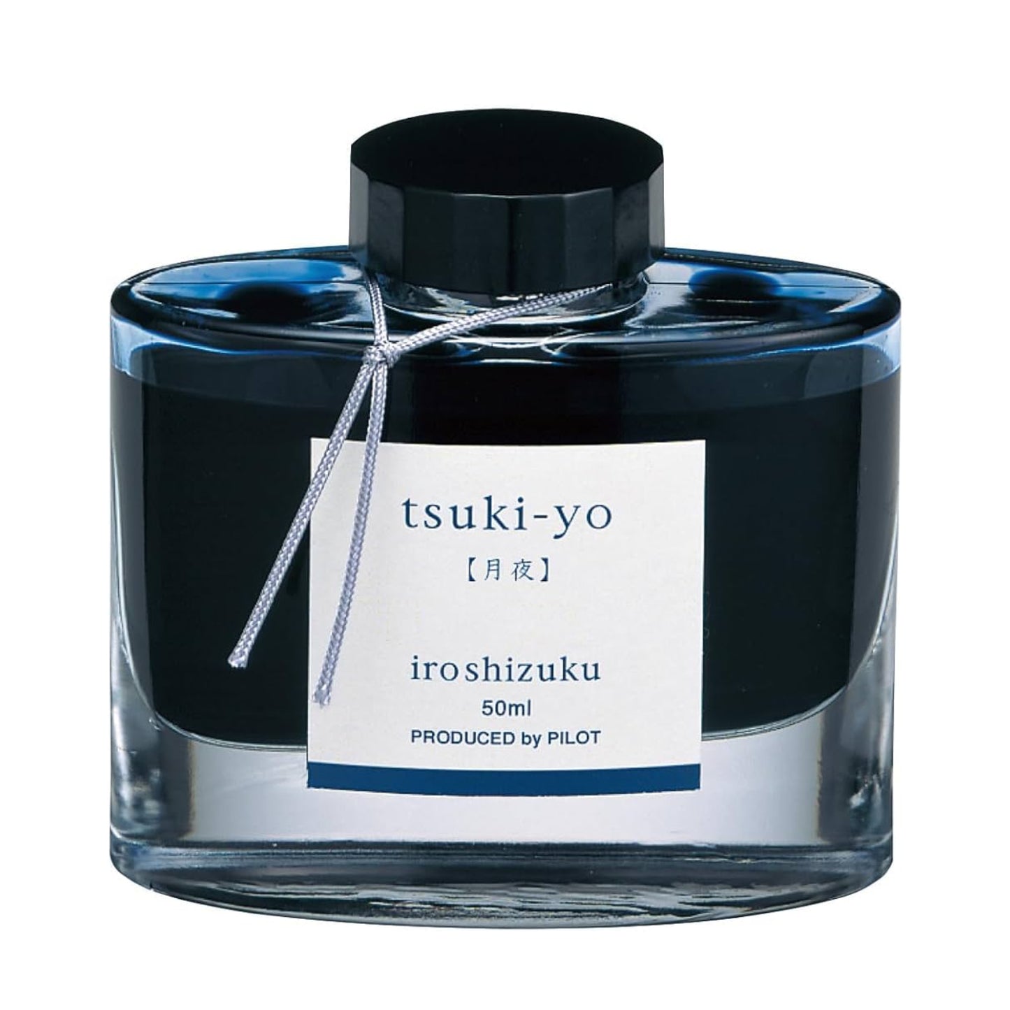 Pilot Iroshizuku Tsuki-yo (月夜) — Deep Blue-Black, Red Sheen Fountain Pen Ink (50ml)
