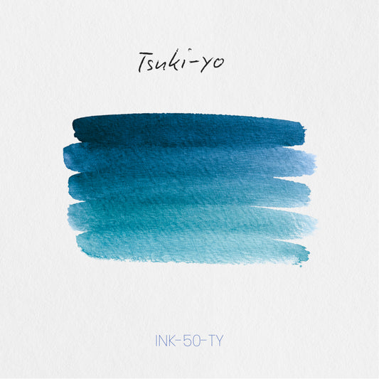 Pilot Iroshizuku Tsuki-yo (月夜) — Deep Blue-Black, Red Sheen Fountain Pen Ink (50ml)