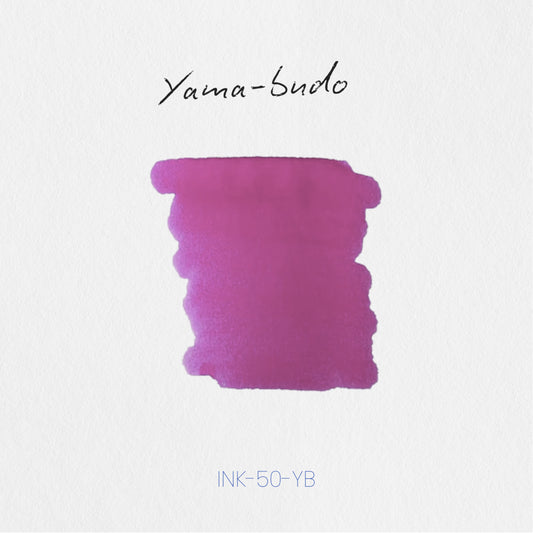 Pilot Iroshizuku Yama-budo (山葡萄) — Vivid Fuchsia Purple, Gold Sheen Fountain Pen Ink (50ml)