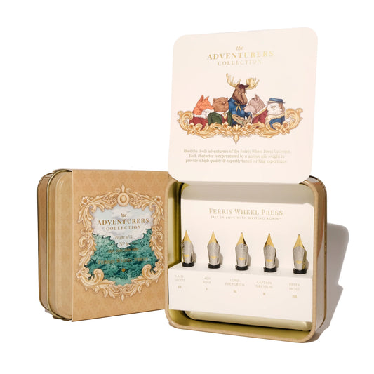 Ferris Wheel Press Collection de Plumes The Adventurers – Lot de 5 (EF, F, M, B, BB)
