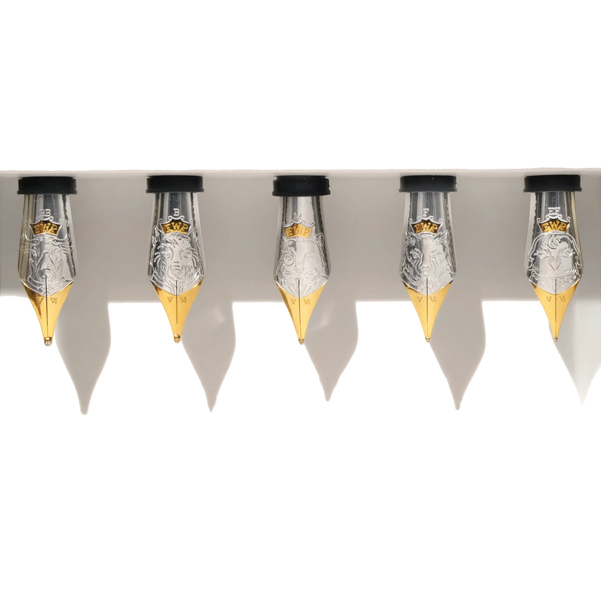 Ferris Wheel Press Collection de Plumes The Adventurers – Lot de 5 (EF, F, M, B, BB)